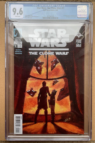 Star Wars the clone wars # 1  CGC 9.6